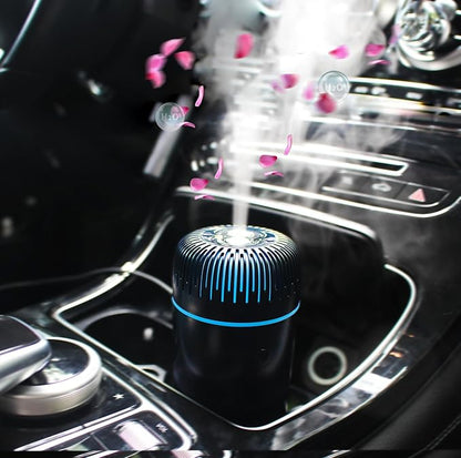 Unee Car Diffuser, 100ml USB Plug-in Mini Humidifier Diffuser for Essential Oil Diffuser Car Air Freshener Aromatherapy Diffuser(Black)