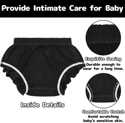 Baby Bloomers Diaper Covers for Girls Ruffle Bloomers for Toddler Girls Diaper Cover Baby Girl Shorts Infant Underwear