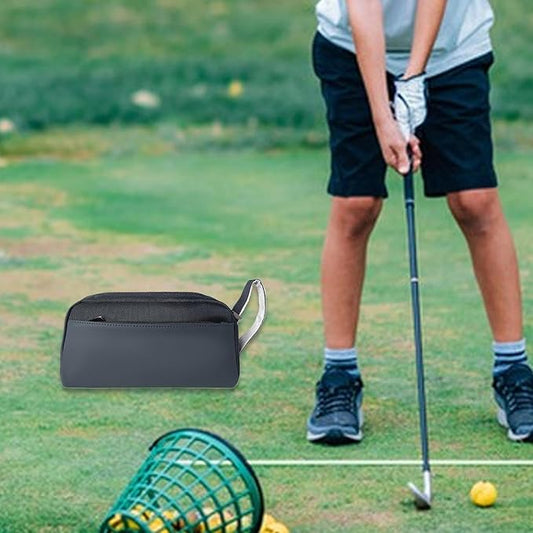 Golf Ball Clutch Bag - Waterproof Men Carry Pouch, Large Capacity Storage Bag  Golf Ball Pouch Golf Accessory Holder, Golf Tee Organizer Bag Golf Clutch Handbag Storage for Men and Women
