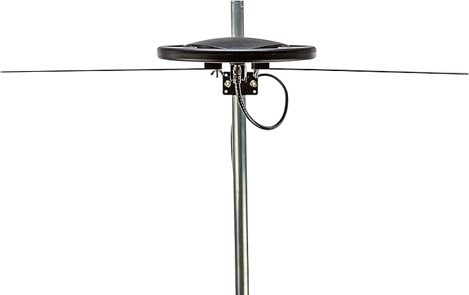 Channel Master Omni 50 - Omnidirectional Digital HDTV Antenna with 360 Degree Reception, Includes Mounting Bracket for Roof, Attic  RV Installations, IndoorOutdoor (50 Mile Range)