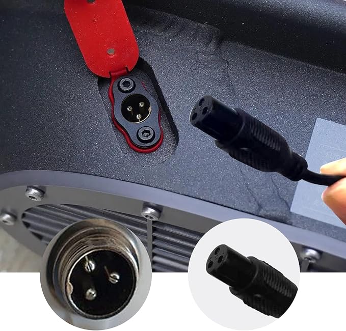 JFX 42V 2A battery charger 42 volt power adapter for 36V lithium battery with mini 3-pin plug of 0.315 in