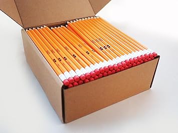 S  E TEACHER'S EDITION Woodcased 2 Pencils, Pre-sharpened, 2 HB Lead Bulk Box Pencil, Pencils No. 2, Yellow Pencils with Erasers, 200 Count