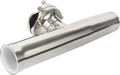 Amarine Made Fishing Rod Holder,Stainless Tournament Style Clamp on Rod Holder,Adjustable Fishing Pole Holder for Rails 1-14" to 2"