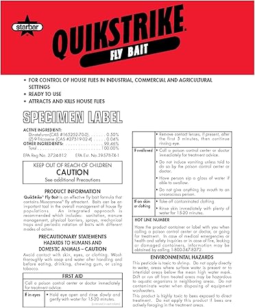 STARBAR Quikstrike Fly Scatter Bait, 5 lb