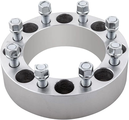 DCVAMOUS 2PC 8x6.5 Wheel Spacers 1.5 Inch with 9/16" Studs Compatible with Dodge 8 Lug 8x165.1 for 1994-2010 R-A-M 2500 3500 | 1988-1998 F250 F350 (Must with 9/16" Lug) | 1975-1986 C20 C30 K20 K30 J20