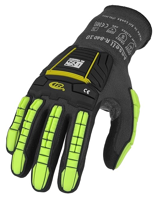 Ansell Ringers Gloves R840VP Impact Resistant Gloves (Vend Pack) SIZE 7,0 Case of 48 pairs