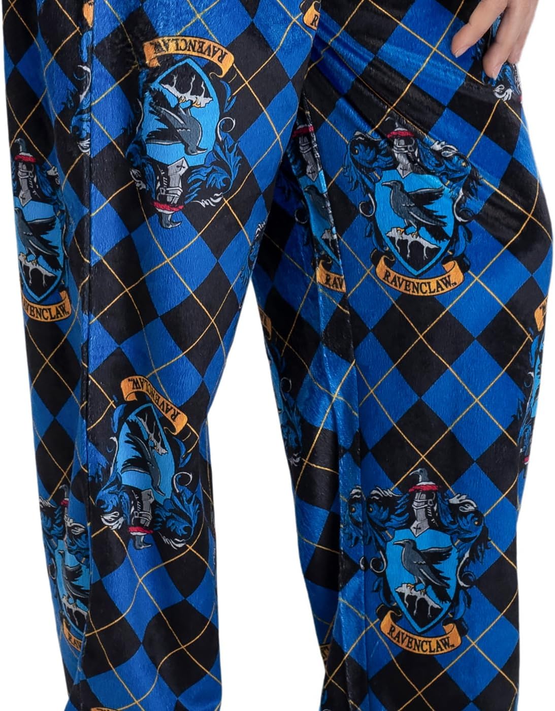 Harry Potter Big Girls Hogwarts Houses Crest Lounge Pants Pajamas.