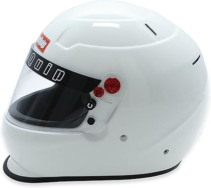 RaceQuip Full Face Helmet PRO20 Series Snell SA2020 Rated Gloss White Medium 276113