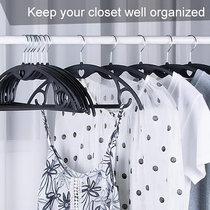Space Saving Hangers, Jacket Hangers Heavy Duty, Non Slip Hangers, Home Closet Hanger, Non Slip Hanger Set, Closet Organization Hanger, Space Saving Home, Curved Hanger for Closet