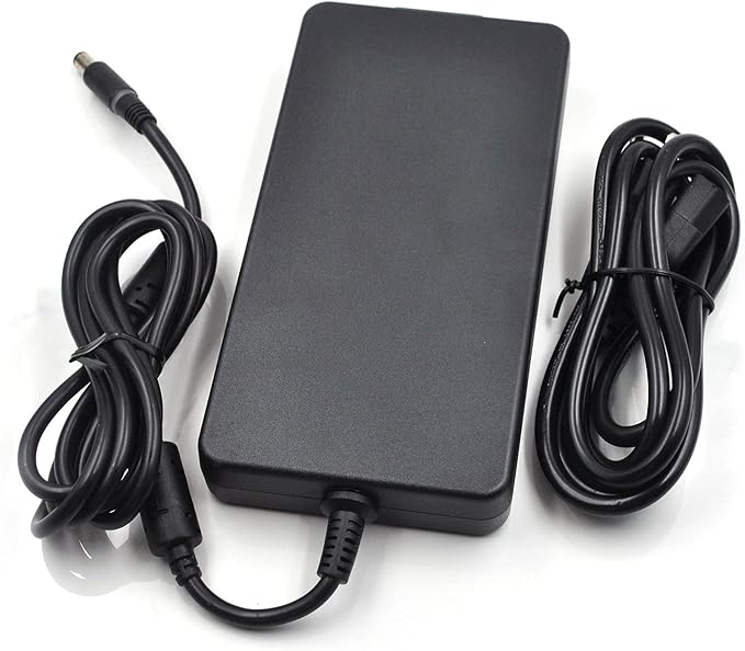 240W 180W 19.5V 12.3A AC Adapter Laptop Charger Replacement for Dell Alienware 13 15 17 R1 R2 R3 R4 R5 M17 M15 M11X M14X M17X M18X G3 G5 G7 Precision 7710 7730 7540 7520 M6500 M6600 with Power Cord