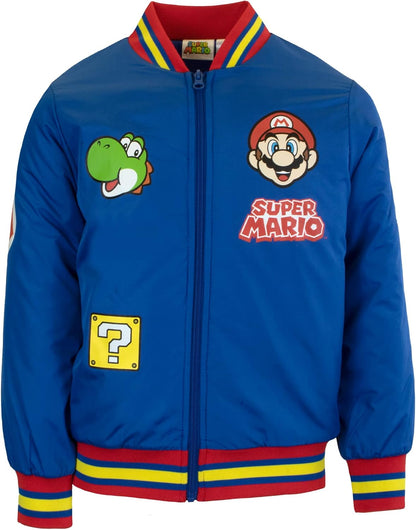 Super Mario Bomber Jacket for Boys