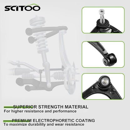 SCITOO 1 Piece Front Suspension K80631 Stabilizer Bar Final Link for Cadillac Escalade for Chevy Astro Avalanche 15002500 Blazer Colorado for GMC Sierra 15001500 HD25002500