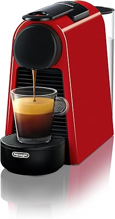 Nespresso Essenza Mini Espresso Machine by De'Longhi, 0.6 liters, Red