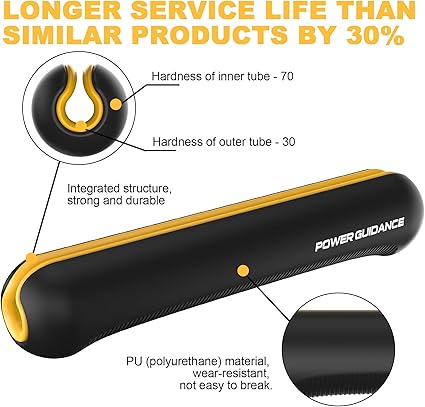 POWER GUIDANCE Barbell Squat Pad - Neck  Shoulder Protective Pad,2023 Upgraded Polyurethane Material, Fit All Barbell Bars, Quick Setup Easy Cleaning