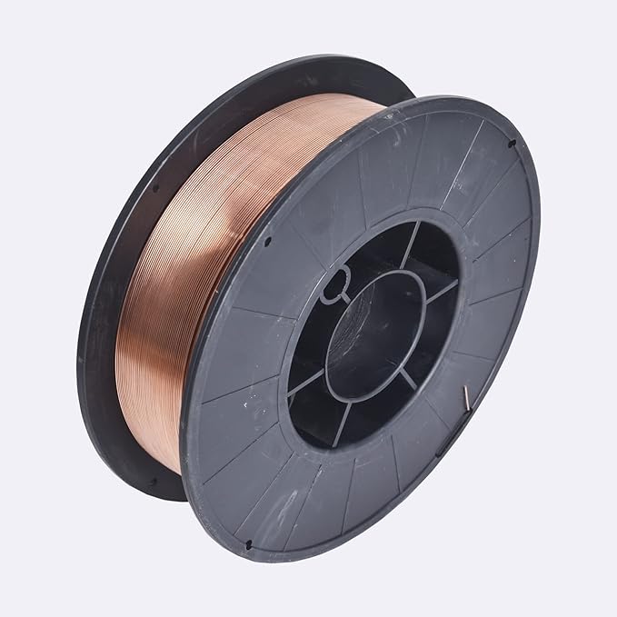 Solid MIG Welding Wire, Mild Steel Welding Wire ER70S-6-0.030 Inch 10 Pound Spool for All Position Gas Welding