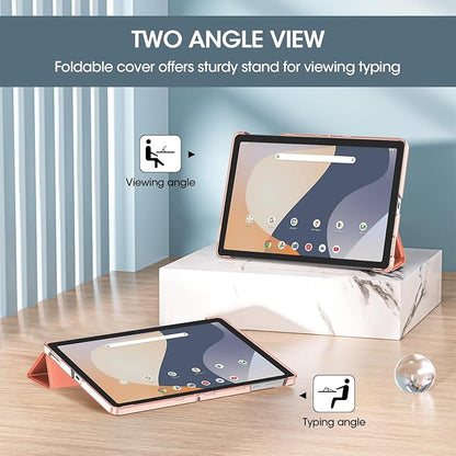 ProCase Onn tablet case. 10.1" 2024, slim smart protective cover with hard stand for Onn tablet. 10.1-inch 2024 Gen 4 Model - Papaya