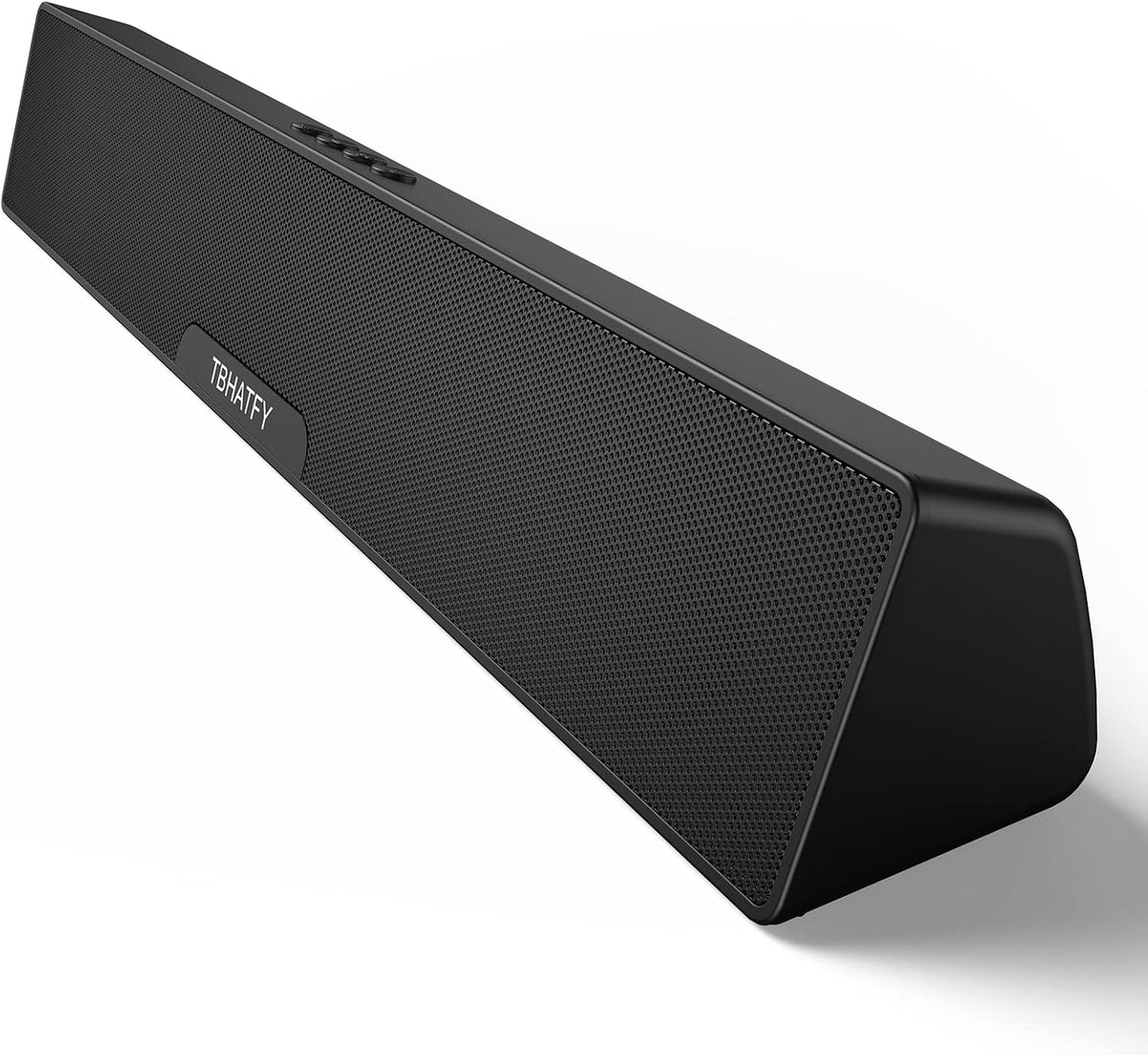 Computer Speakers with Deep Bass, HiFi Stereo Speakers, USB Powered, Computer Sound Bar with Bluetooth and AUX-in, for Desktop, Phones, PC, Tablets, Laptops