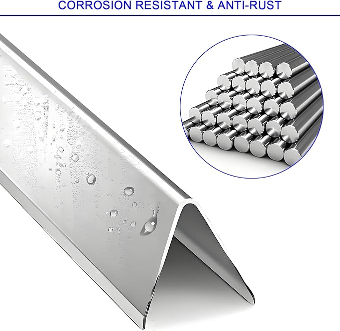 Genesis Grill Parts 17.5" Flavorizer Bars Heat Deflector for Weber Genesis 300 Series Weber E310 E320 E330 EP310 EP320 EP330 Front Control, Grill Replacement Parts for Weber 7620 7622 Accessories