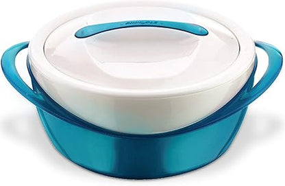 Pinnacle Large Insulated Casserole Dish with Lid 2.6 qt. Elegant Hot Pot Food WarmerCooler -Thermal SoupSalad Serving Bowl Stainless Steel Hot Food ContainerBest Gift Set for Moms Holidays Teal
