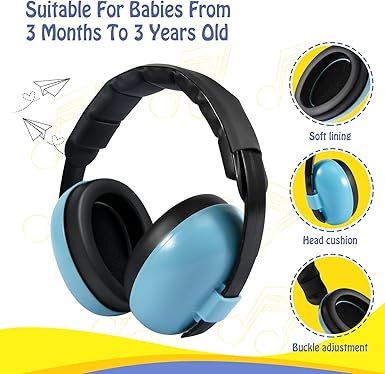 Baby Ear Protection Noise Cancelling Earmuffs Infant HeadPhones for Babies for 3 Months to 3 Years
