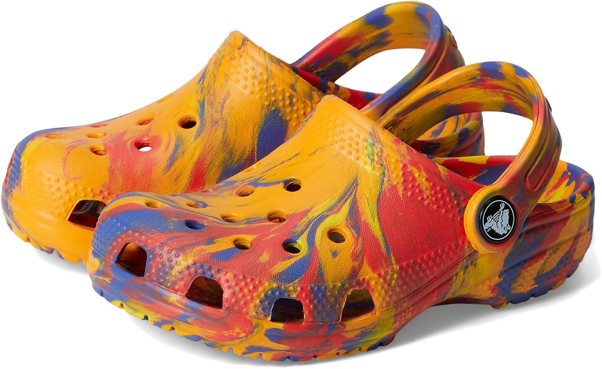Crocs Unisex-Child Classic Watercolor Marbled Clog