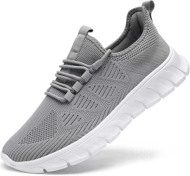 Size 12 EKRBXA Mens Running Shoes Tennis Shoes Walking Gym Sneakers Non Slip | Lightweight?Breathable Mesh?Casual?Workout?Slip on?Athletic?Comfortable Soft