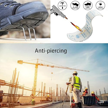 SUADEX Steel Toe Boots for Men Women Indestructible Non-Slip Comfortable Work Boot for Men Work & Safety Boots Construction Shoes