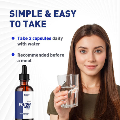 Visium Max Drops - Visium Max Drops Health Support Supplement, All Natural Premium Advanced Liquid Formula Drop for Overall W