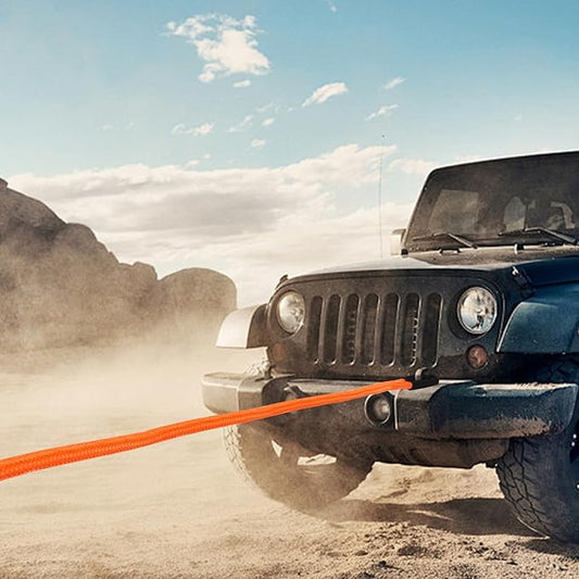 30 in Kinetic Recovery Rope, 30% Ductility, 30580 Pounds Strength, Self-Tightening Structure, with Oxford Cloth Protective Cover, can be Used in a Variety of Vehicles or Ships