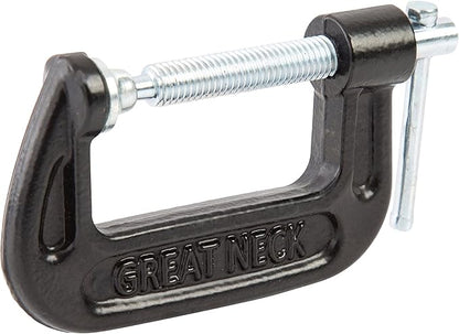 GreatNeck CC2 2-Inch C-Clamp, Automotive and Wood Clamps, Wood Working Tools and Welding Clamps, C Clamps for Home Improvement and Automotive Repair