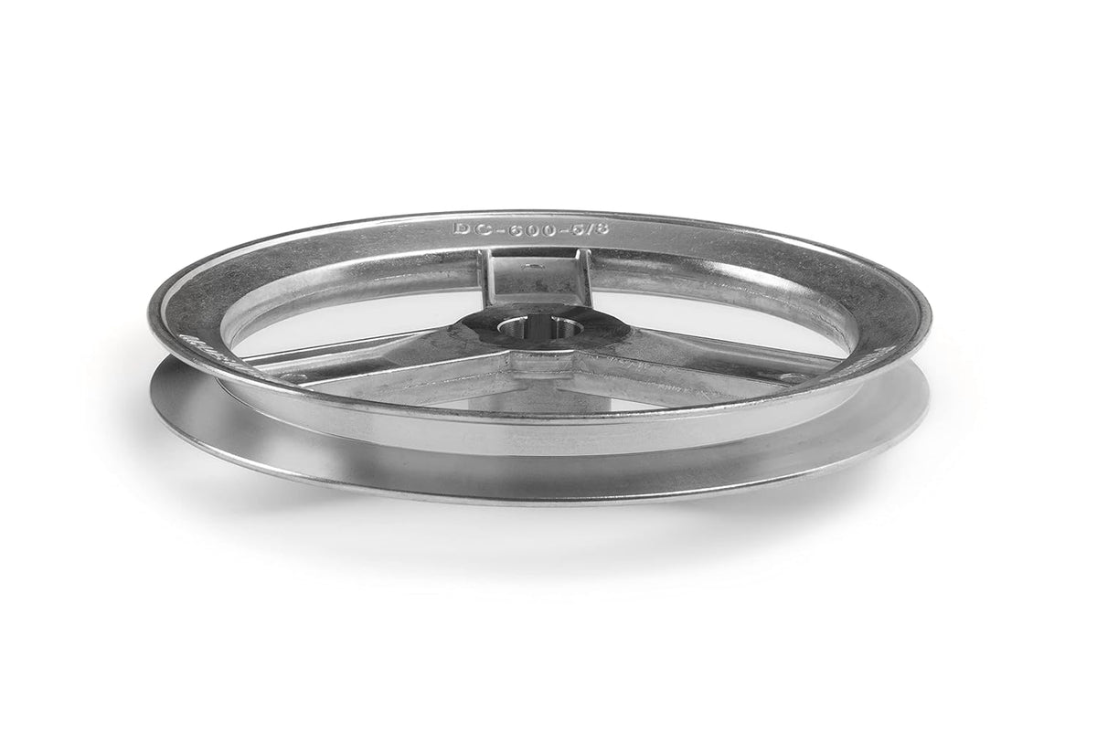 Terre Products, Heavy Duty 6" V-Groove Drive Pulley, Precision 5/8" Bore, Robust Z3A Zinc Alloy Die Cast Pulley