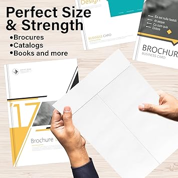 9 x 12 Envelopes, Catalog Envelopes 9x12, Catalog Mailerr, Self Sealing Closure,Holds Up To 14 lb., Puncture, Tear  Moisture Resistant (500 Pack)
