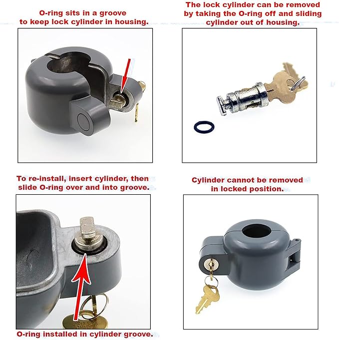 Prime-Line MP4180 Door Knob Lock-Out Device, Diecast Construction, Gray Painted Color (Single Pack)