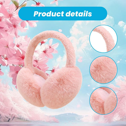 Ear Muffs for Winter Women Adjustable Faux Fur Earmuffs -Ear Warmer Headband for Women & Men