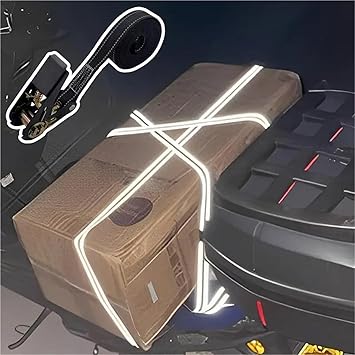 4m6m Cargo Bundling Strap Heavy-Duty Car  Truck Front Cargo Ratchet Strap with Metal Buckle Car Fixed Rope(M)