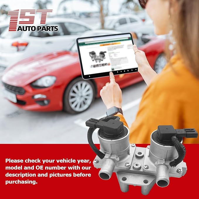 1ST Secondary Air Injection Check Valve 911-643 Compatible with Toyota Lexus LX570 Land Cruiser Sequoia Tundra V8 5.7L - 2008-2019, Replaces OE: 25701-38064