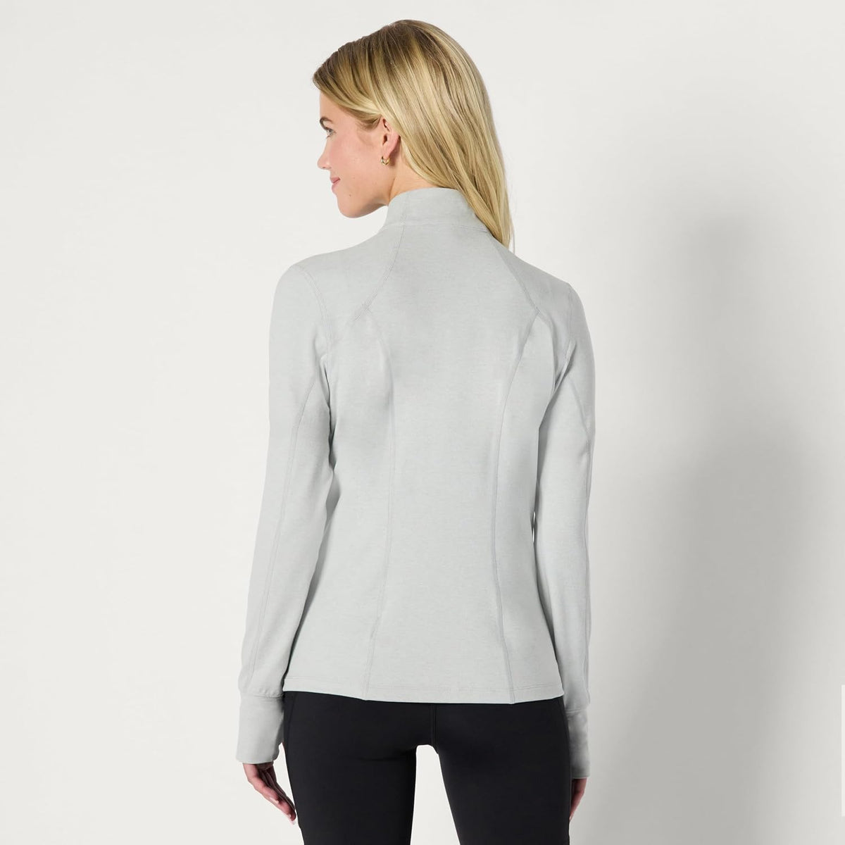Women's Athletic Soft Performance Lightweight Zip Up Workout Running Jacket