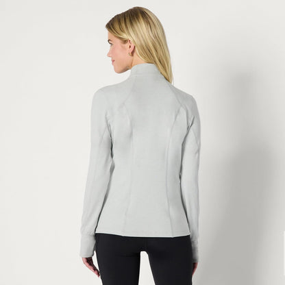Women's Athletic Soft Performance Lightweight Zip Up Workout Running Jacket