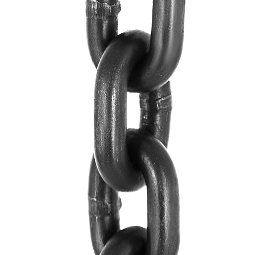 VEVOR Chain Sling, 3/8-inch x 5-ft Double-Leg Lifting Chains with Grab Hooks, 4-ton Capacity Lifting Slings, G80 Alloy Steel Double-Leg Slings