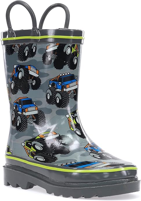 Western Chief Unisex-Child Waterproof Printed Rain Boot