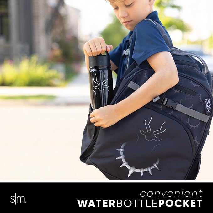 Simple Modern Medium Marvel Toddler Backpack for School Girls and Boys  Kindergarten Elementary Kids Backpack  Fletcher Collection  Kids - 15" tall  Spidey Kid