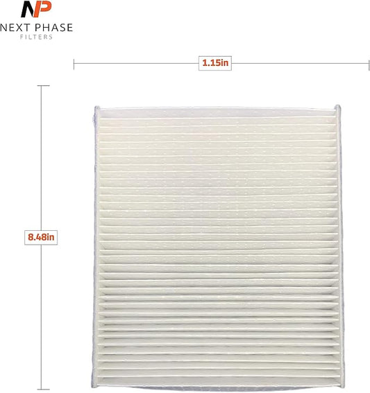Cabin Air Filter Replacement - Pack of 1 - Made in USA - Compatible with Various Lexus, Subaru, Toyota  Mazda Models - Replaces O.E. 8713928020, 72880FL00A, TK4861J6X - for Carbon Upgrade use NP21471