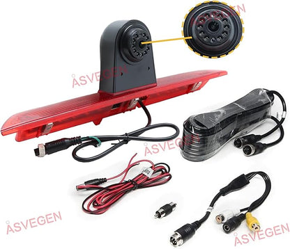 Third Brake Light Backup Camera Roof Mount Compatible with Ford Transit 150 250 350 350HD L4H3 2014-2019