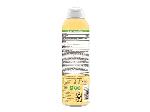 Babo Botanicals Sheer Zinc Continuous Sunscreen Spray SPF30 - Natural Zinc Oxide - Extra Sensitive Skin - Water Resistant - Vegan - Fragrance-Free - Air-Powered Spray - For all ages