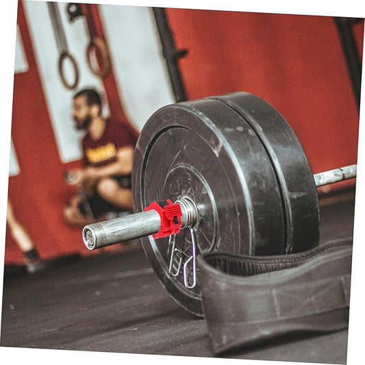 Barbell Weight Clips Barbell Clamps Locking Clips for Weightlifting Gym Fitness Equipment Quick Release Design