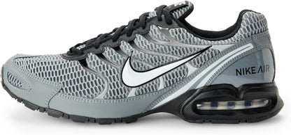 These Nike running shoes feature breathable mesh uppers, visible Air Max cushioning, and durable rubber outsoles for a comfortable, supportive ride.