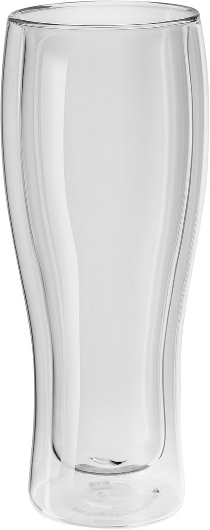 ZWILLING J.A. Henckels Double-Wall Beer Glass Set, 14 fl. oz