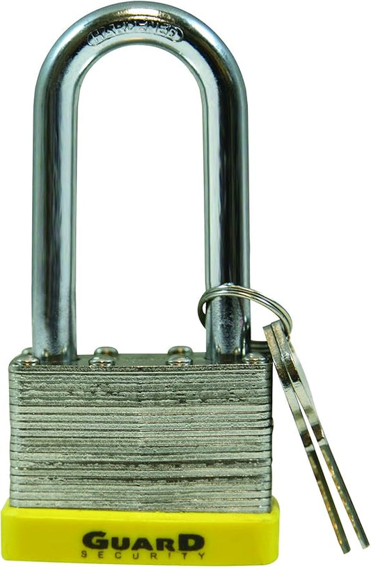 Guard Security 750LS Laminated Steel Padlock with 2-Inch Long Shackle