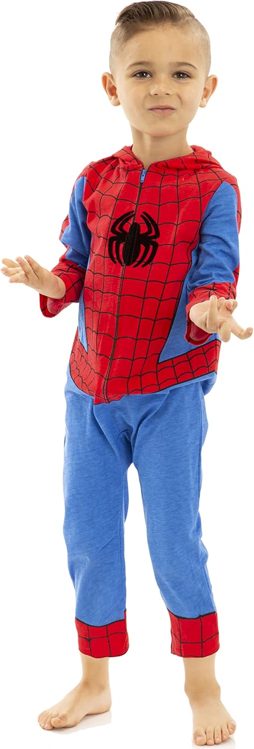 Spider-Man Zip Up Cosplay Coverall Newborn to Little Kid