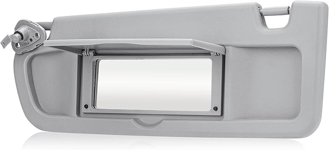 Gray Driver Left Side Sun Visor Replacement Compatible with 2006 2007 2008 2009 2010 2011 Honda Civic EX LX Sedan SI Coupe Replace 83280-SNA-A01ZA